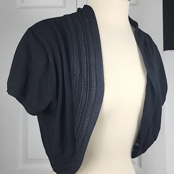 Say What? U S.A. Shrug Size L Short Sleeve Cropped - Picture 3 of 6